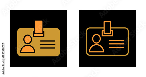 ID Card Icon Design