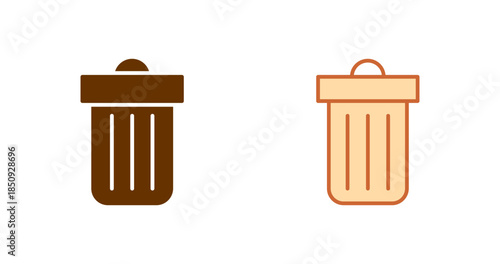 Trash Can Vector Icon