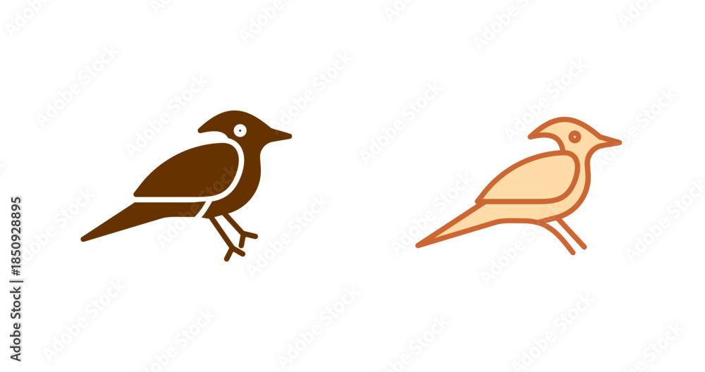 Fototapeta premium Woodpecker Vector Icon