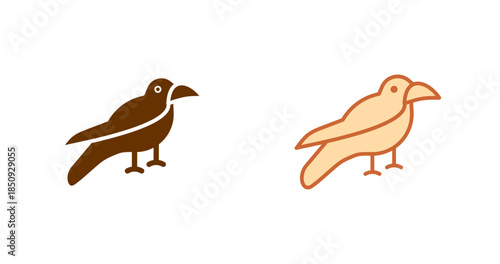 Crow Vector Icon