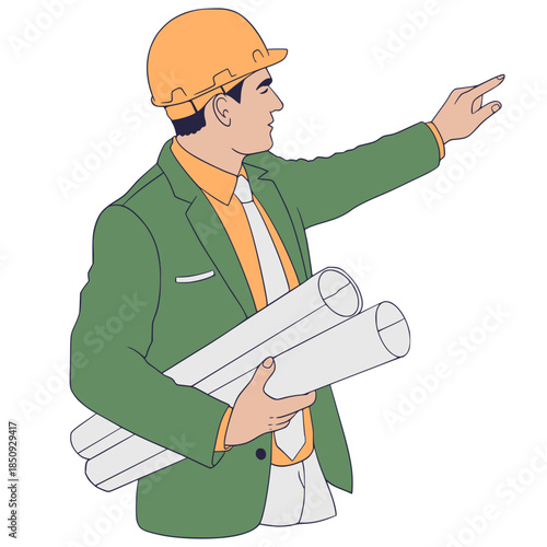 Architect People Illustration 