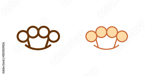 Knuckle Duster Vector Icon