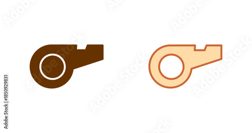 Emergency Whistle Vector Icon