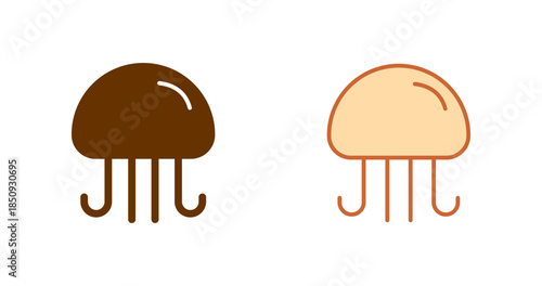 Jellyfish Vector Icon