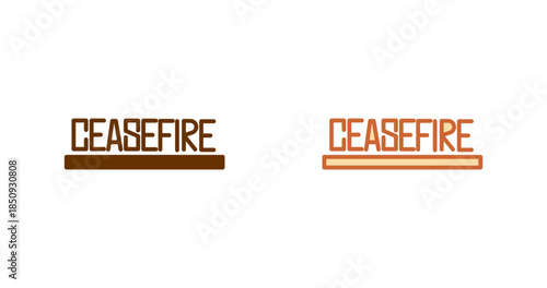 Ceasefire Vector Icon