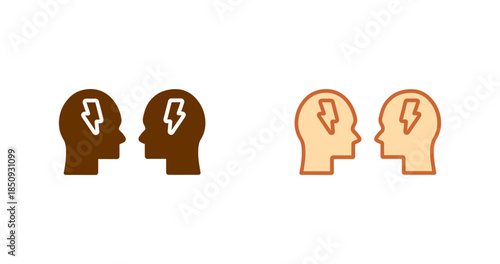 Conflict Vector Icon