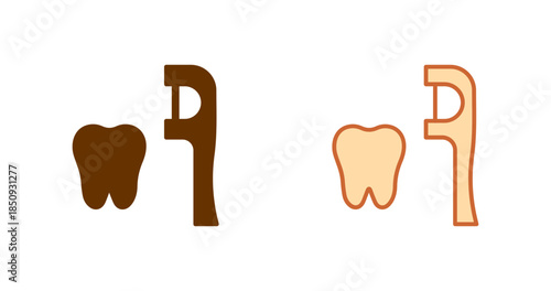 Dental Floss Vector Icon