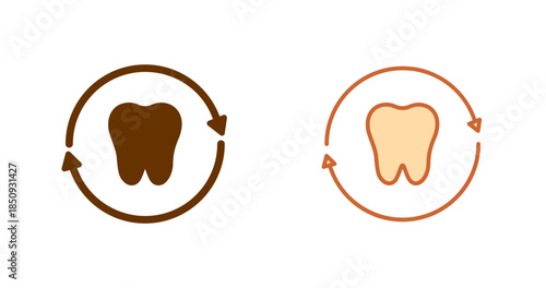 Dental Restoration Vector Icon