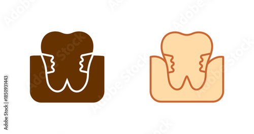 Gum Disease Vector Icon