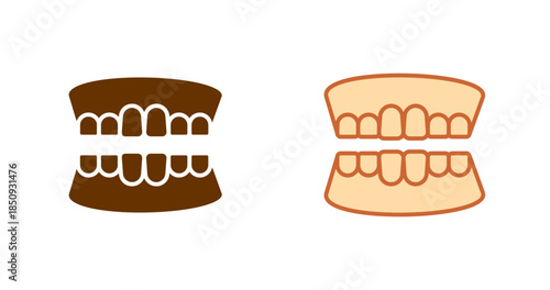 Denture Vector Icon