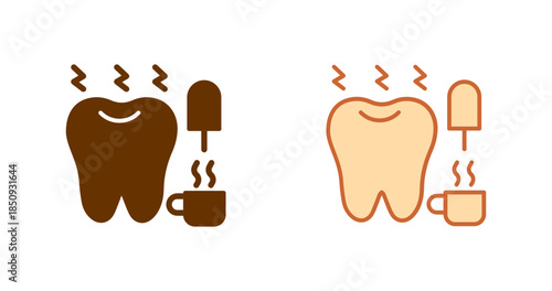 Tooth Sensitivity Vector Icon