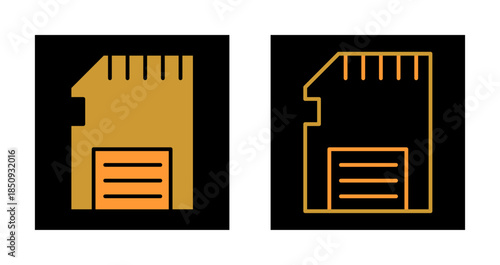 Memory Card Icon Design