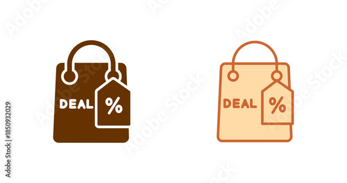Deals and Steals Vector Icon