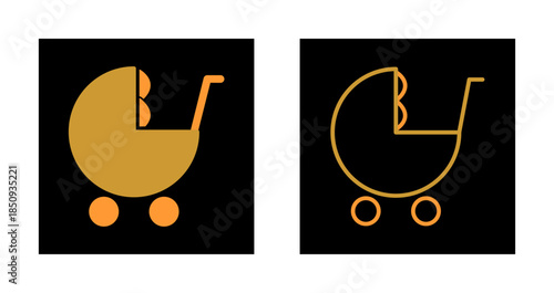 Baby Crib Icon Design