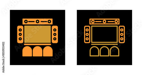 Home Theater Icon Design