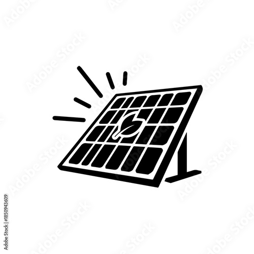 Solar panel generating clean energy