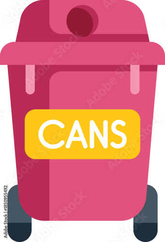 This recycling bin is encouraging people to dispose of cans properly, highlighting the importance of environmental responsibility