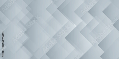 Abstract background with gray and white gradient square design and modern white stripes effect decoration. Graphic design element concept for web cover, brochure, card and flyer. Vector VOL. 7