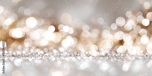 Festive bokeh background of shimmering lights