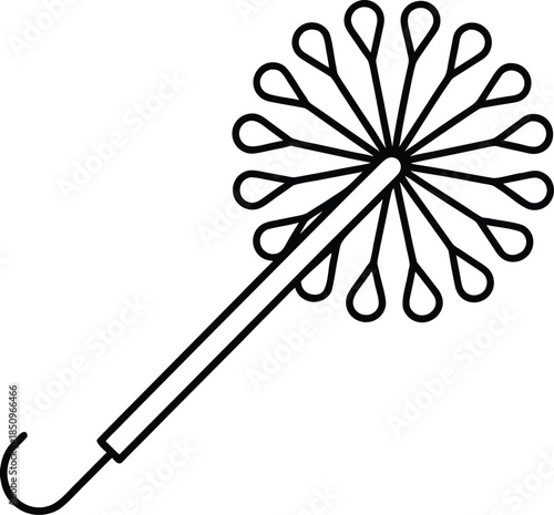 Dandelion Line Art