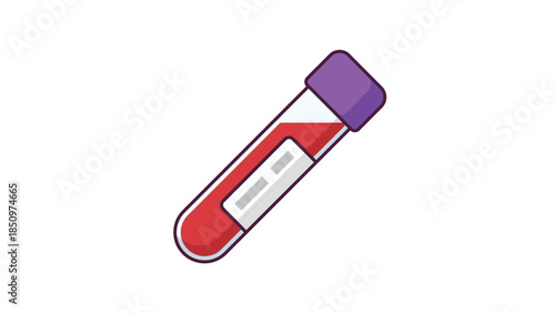 Blood Sample Test Tube Medical Laboratory Equipment.