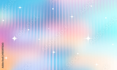 Futuristic gradient pattern with glow of deep blue and neon violet creates mesmerizing play of light. Vertical glowing lines blending smooth and radiant colors perfect for creative tech design. 