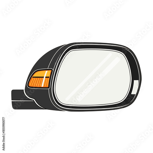 Automotive Side View Mirror Graphic