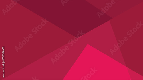 Abstract red background with lines featuring a geometric triangle pattern and digital polygon texture for a modern web banner design