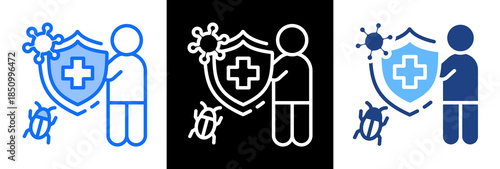 Virus Protection triplestyle icon