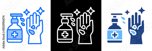 Health Hygiene triplestyle icon