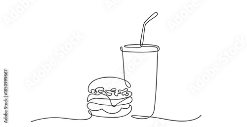 Food line art