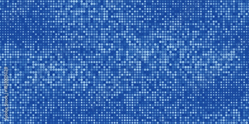 Modern Blue Tech Finance Fintech Background Abstract Pixel Pattern. Abstract Business Tech Design