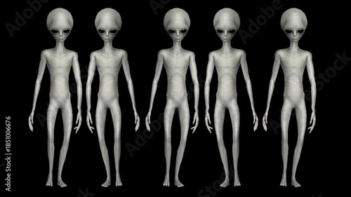 Super-Realistic 3D Gray Alien Motion Collection Featuring Ultra-Detailed Humanoid Extraterrestrial Movements, Scientifically Inspired Anatomy, Cinematic Gesture Language