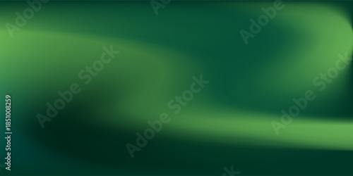 Abstract blurred gradient mesh background in green.