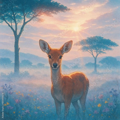 deer in the forest