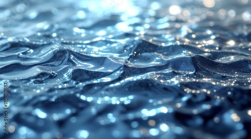 Luxurious Blue Waves