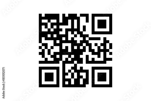 QR code on a clean white background. This digital symbol provides quick access to online information.