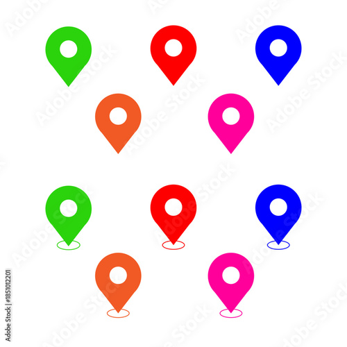 位置情報, 位置アイコン, ピン, 地図アイコン　map, gps, navigation, pin icon, destination