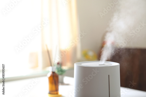 冬の時期に空気の乾燥から部屋を守る加湿器