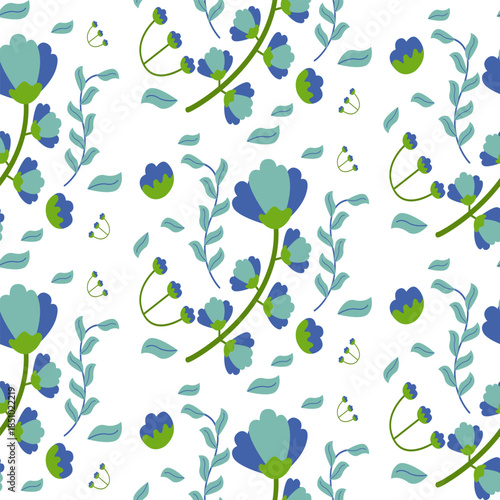 Floral seamless pattern design
