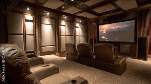 Home theater room