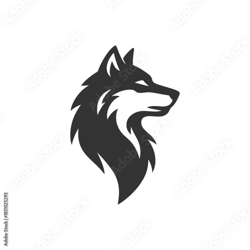 Bold wolf head logo design for brands seeking a strong, modern, and memorable visual identity