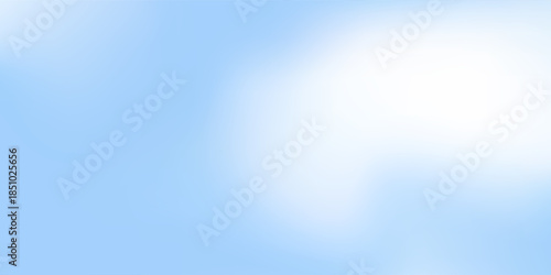 Beautiful Flowing Summer Color Abstract Background. Sky blue and cream gradient mesh background. Refreshing abstraction artwork. Vector Illustration.