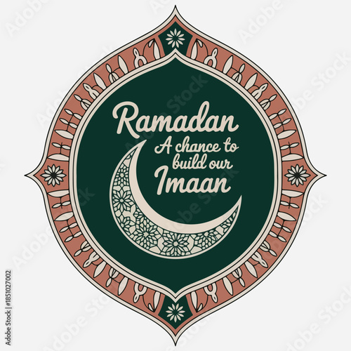 Ramadan kareem festival card design