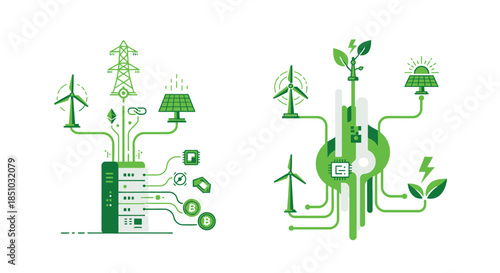 Green Energy Technology Integration Powering the Future with Renewable Sources and Smart Data Management Solutions