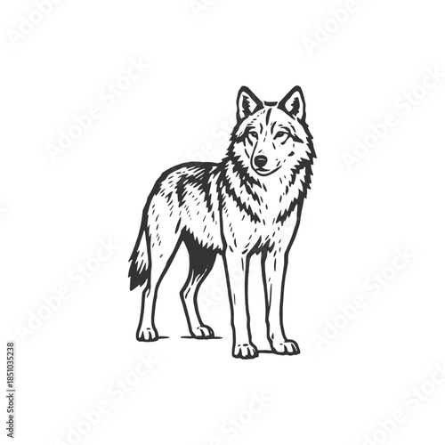Ironborn Wolf Clean Vector Symbol
