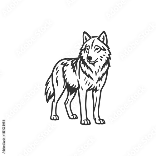 Wolf Vector Frozen Spiral Core