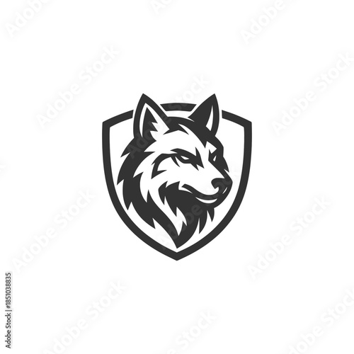 Wolf Vector Shadow Crest Path