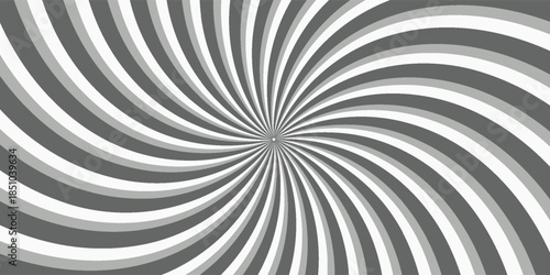 Hypnotic spiral background.Optical illusion style design. Vector. modern