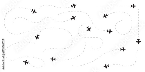 Airplane Flight Path Pattern